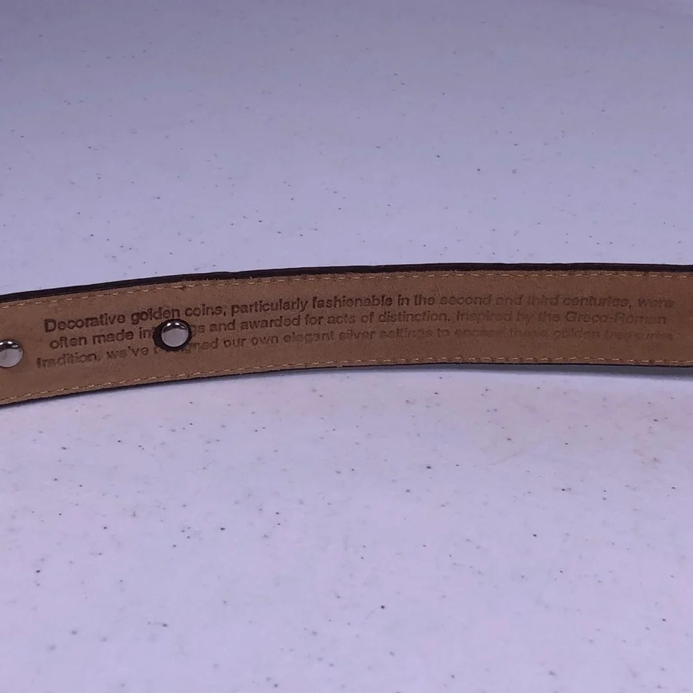 VINTAGE 1996 Brighton Museum Leather Belt - Picture 3 of 11